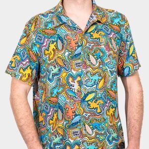 BayouWear HowAhYa Hawaiian Shirt (Large) - Logo-a-Gogo